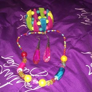 Multi Color Jewelry Set